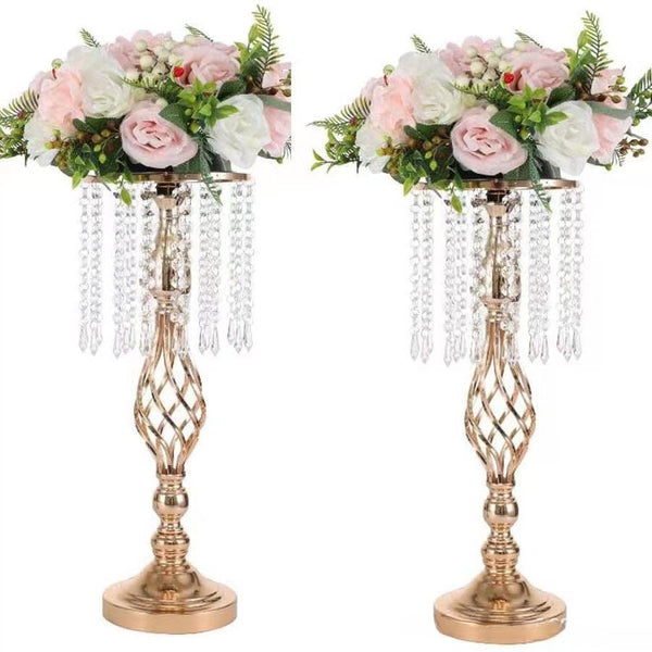 Wedding props party decoration  European wedding Fried Dough Twists candlestick household luxury candlestick iron decoration hotel wedding luxury decoration flower rack