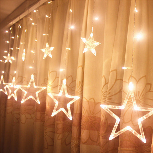 Wedding props party decoration  Five-pointed star lights. LED lanterns. flashing lights. room decoration. romantic bedroom. starry sky. Internet celebrity ins. girlish heart