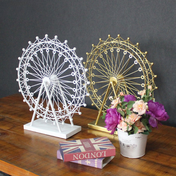 Wedding props party decoration  Hundred Ferris wheel retro wrought iron home desktop decorations crafts wedding welcome decoration source manufacturers.