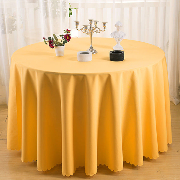 Wedding party decoration seamless polyester rectangular tablecloth