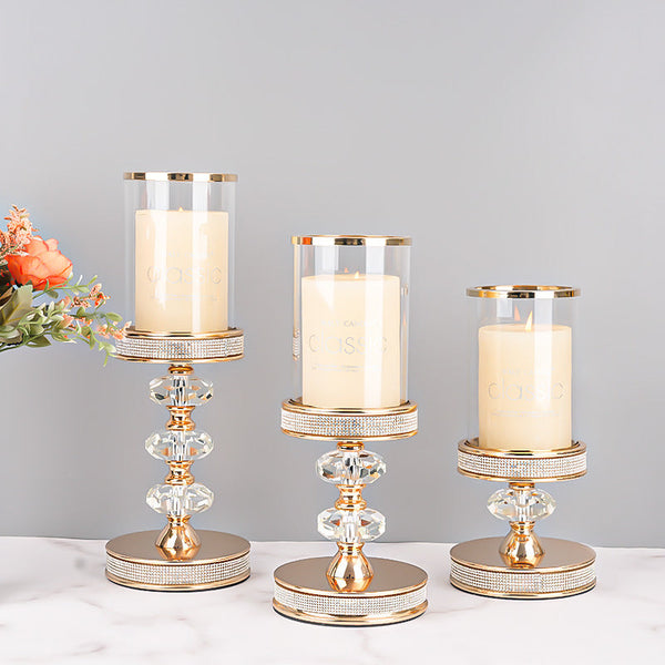 luxury candle holders aromatherapy candles home decorations Valentine&#039;s Day romantic wedding table candlelight dinner props.