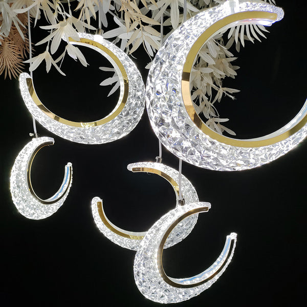 New wedding props Moon's Love lanyard wedding ceiling welcome area decorative lights display windows and hanging accessories