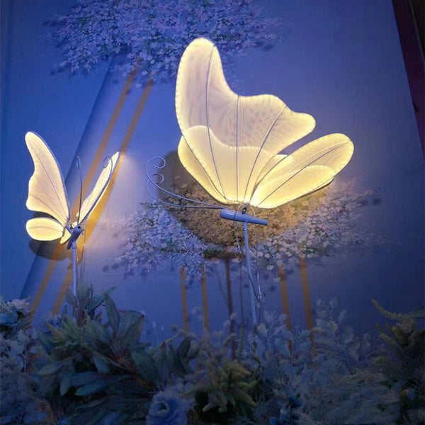 Wedding butterfly floor lamp new luminous butterfly road wedding hall stage ceiling pendant butterfly decorative lamps