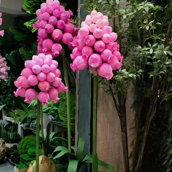 Wedding props, large-scale event decoration.Three-dimensional paper flower hyacinth wedding decoration window display artificial flowers and artificial flowers