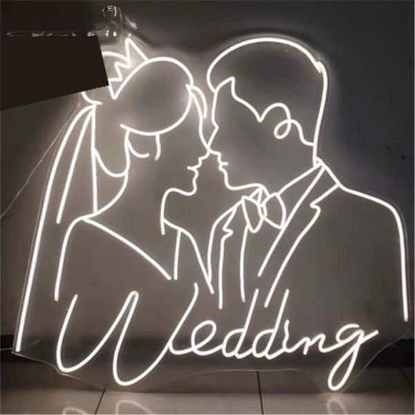 Wedding props party decoration Marryme lamp indoor and outdoor decorative letter lamp acrylic board led neon light words